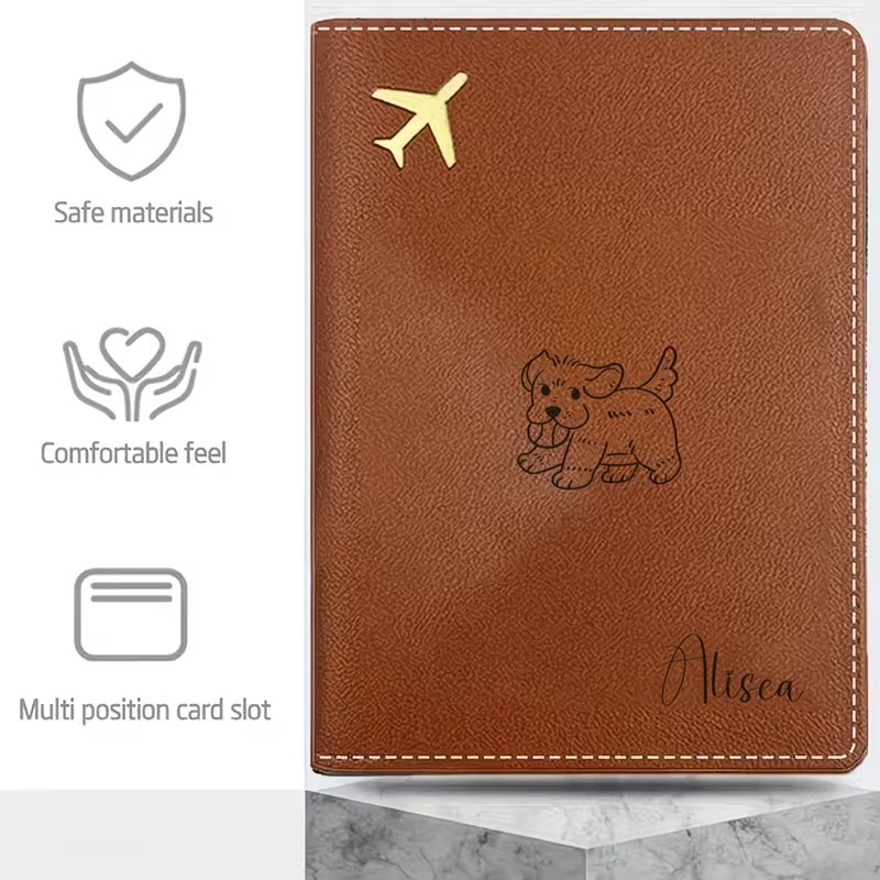 Custom Passport Cover with a C - Pet Portrait Custom ulasan dan harga