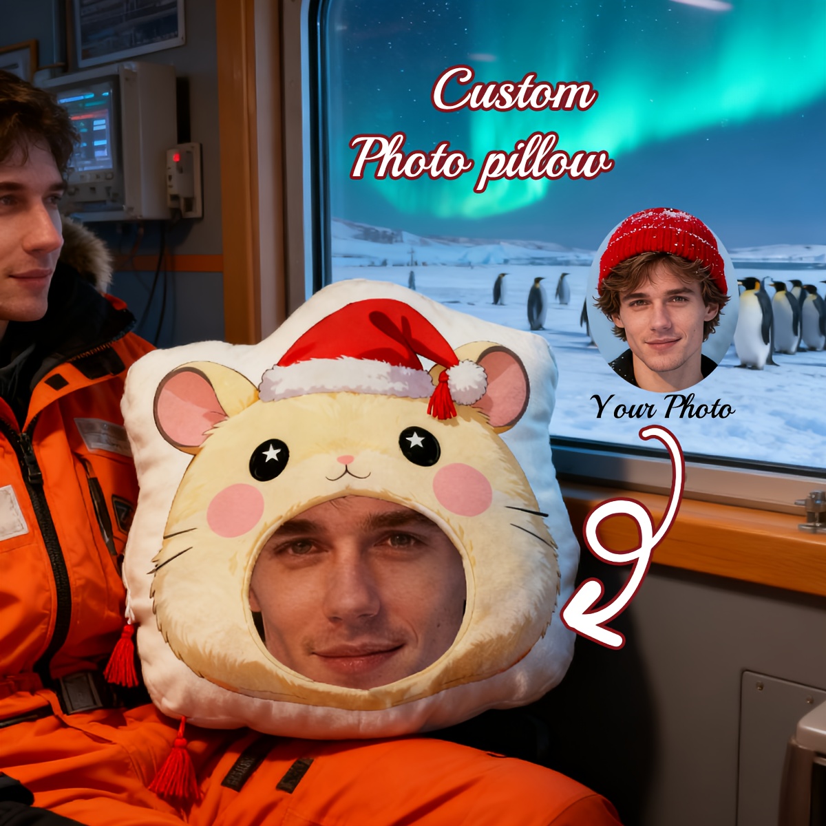 1pc Custom Photo Photo Pillow  - Custom Photo Book ulasan dan harga